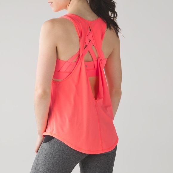 lululemon athletica Tops - Lululemon Ready & Go Tank Light Flare 6